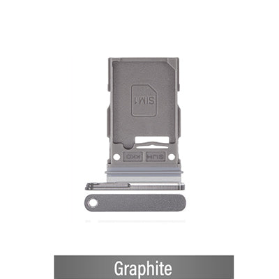 Single SIM Card Tray for Samsung Galaxy S22 Ultra-Graphite-OEM