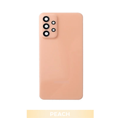 Samsung A23/235 4G Back Glass With Camera Lens And Adhesive - Peach