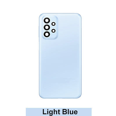 Samsung A23/235 4G Back Glass With Camera Lens And Adhesive - Light Blue