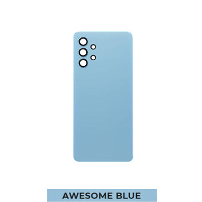 Samsung A32 4G/A325 Back Glass With Camera Lens And Adhesive - Awesome Blue