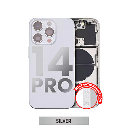 iPhone 14 Pro Max Back Housing With Small Parts - Silver
