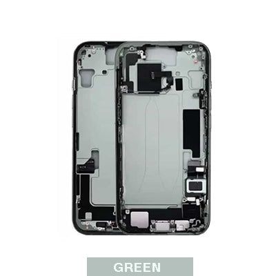 iPhone 15 Pull Mid Frame Housing With Small Parts - Green