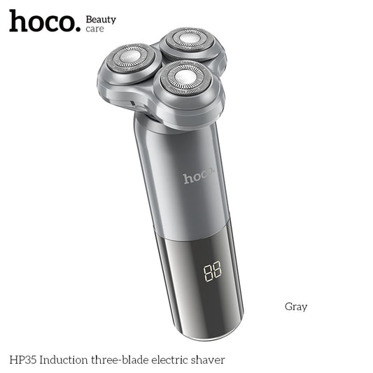 Hoco HP35 Induction three-blade electric shaver - Black