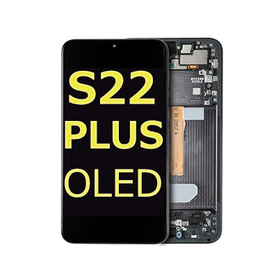 Samsung Galaxy S22 Plus Compatible Amoled Assembly - Soft Oled Aftermarket - Phantom Black