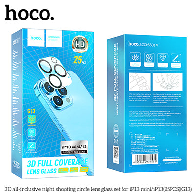Hoco G13 3D all-inclusive night shooting Lens Glass Protector for iP13 Mini/13
