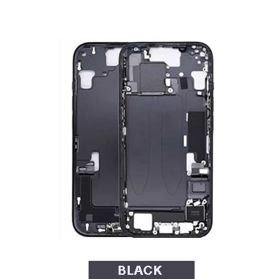 iPhone 15 Pull Mid Frame Housing With Small Parts - Black