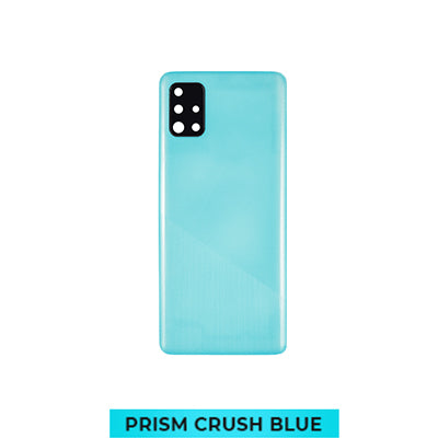 Samsung A51 4G/A515 Back Glass With Camera Lens And Adhesive - Prism Crush Blue
