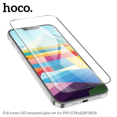 HOCO G9 Full Screen HD Tempered Glass Protector For iP14PM/15Plus/16Plus