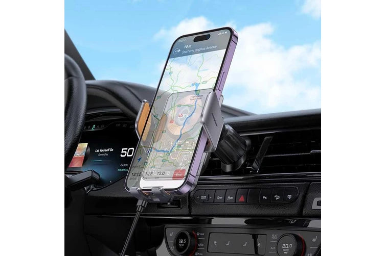 HW7 Transparent Discovery Edition wireless Car Phone Holder wholesale mobile accessory