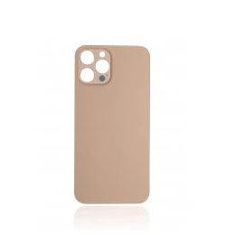 iPhone 12 Pro Max - Compatible Back Glass with 3M Adhesive - Gold (Big Hole)