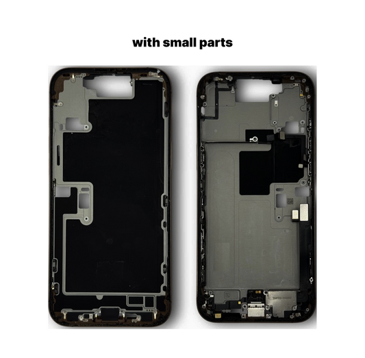 iPhone 16 Pro Max Oem Mid Frame Housing With Small Parts - Black Titanium