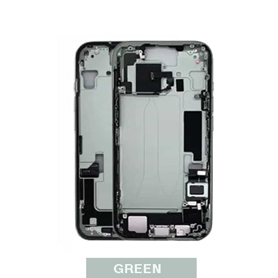 iPhone 15 Plus Pull Mid Frame Housing With Small Parts - Green