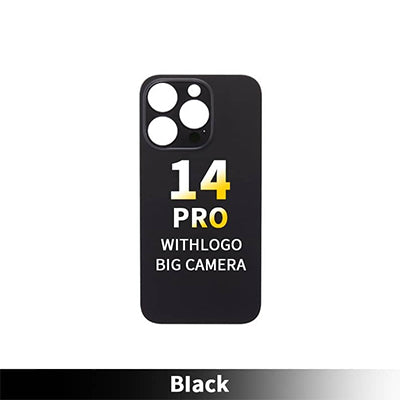 iPhone 14Pro OEM Compatible Back Glass - Space Black (Big Hole)