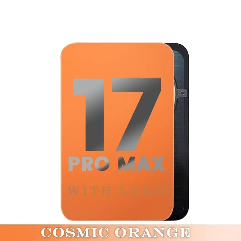iPhone 17 Pro Max Compatible Back Glass With Magsafe Magnet And Adhesive - Cosmic Orange
