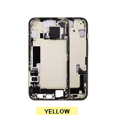 iPhone 15 Plus Pull Mid Frame Housing With Small Parts - Yellow