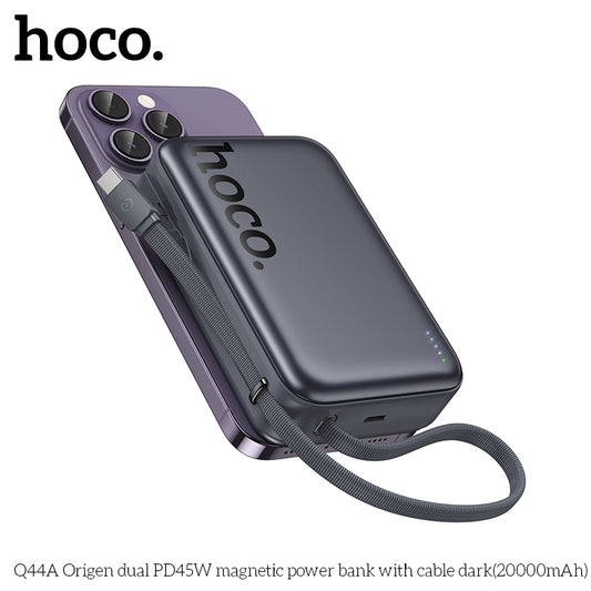 Q44A For Laptop PD45W 20000mAh MagSafe with Cable power bank wholesale mobile accessory