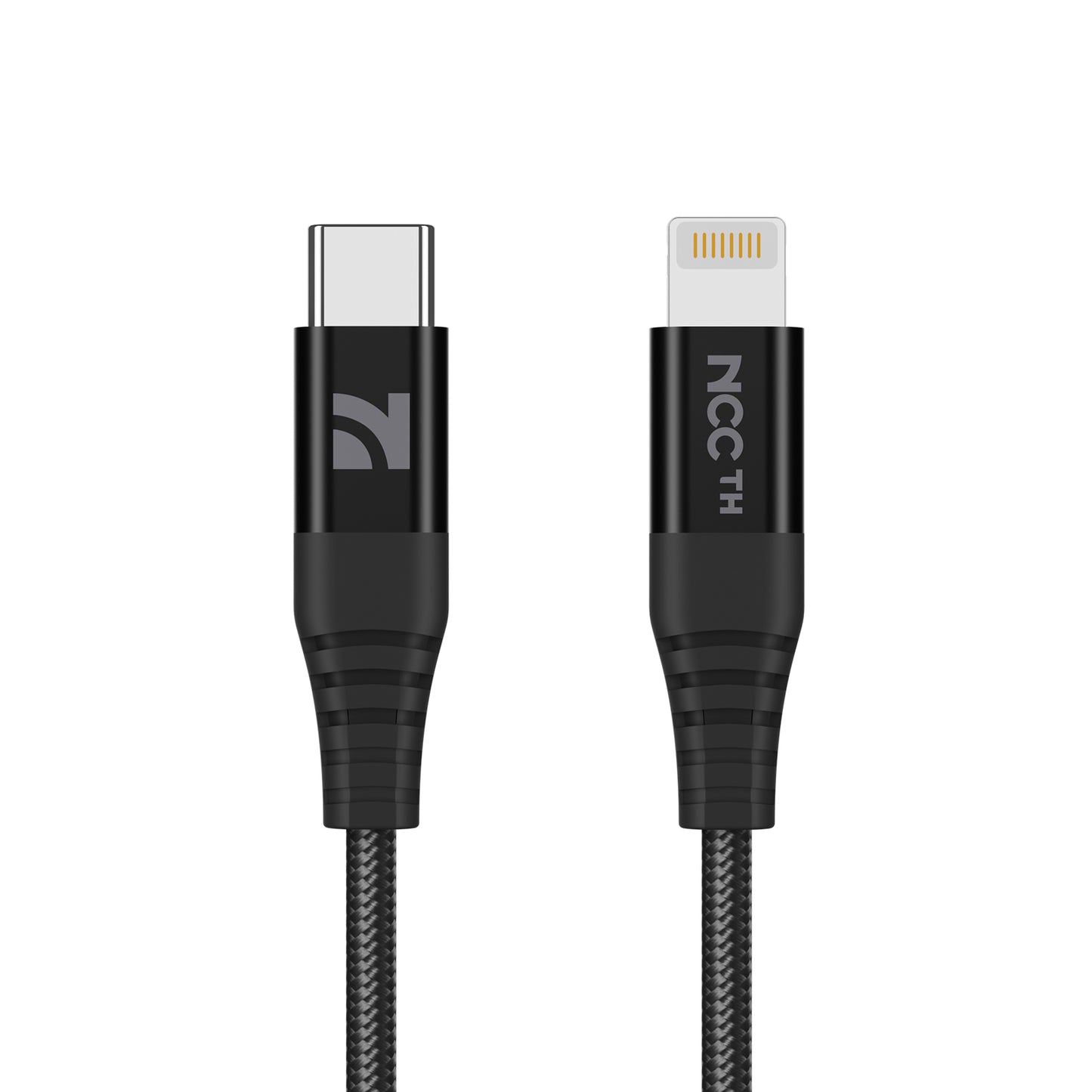 NCC XC-1304 2A USB-C TO Lightning 1M Weaving+Aluminum Alloy - Black