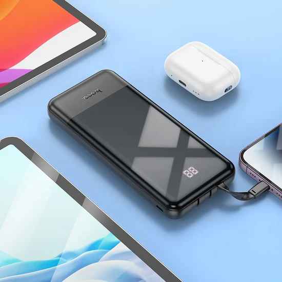 Hoco J114 Fast Charging Powerbank (10000mAh) -Black