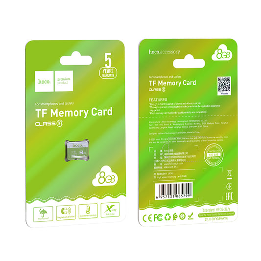 HOCO TF high speed memory card(8GB)