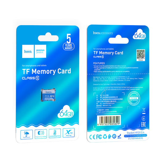 HOCO TF high speed memory card(64GB)