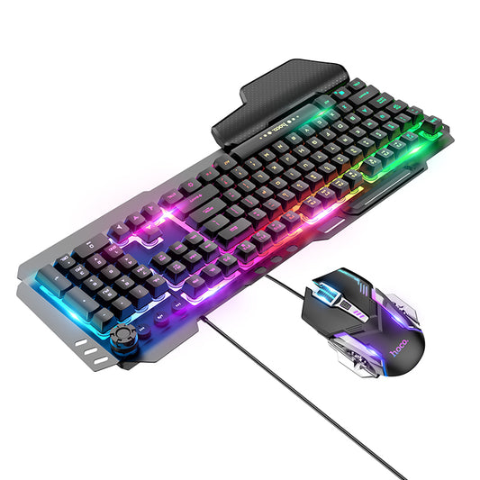 HOCO GM12 Light and shadow RGB gaming keyboard and mouse set