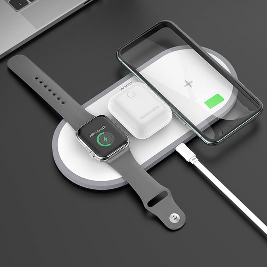 HOCO CW24 Handsome 3-in-1 wireless fast charger