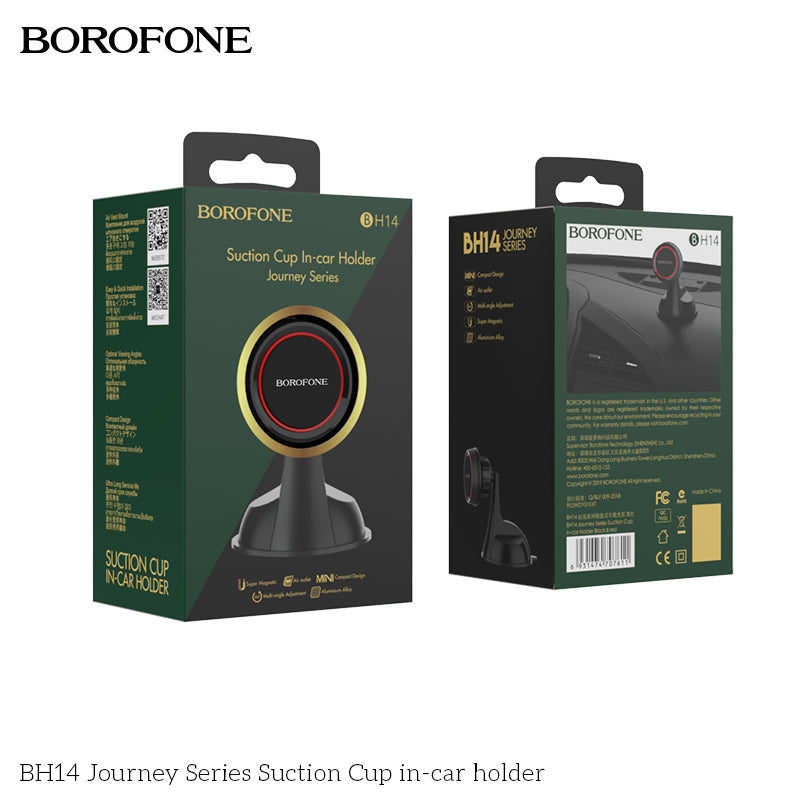 Borofone BH14 Journey Series Suction Cup in-car Holder – mobiledirectau