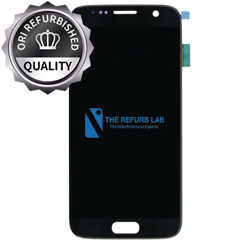 Samsung Galaxy S7 Refurbished Compatible Amoled Assembly - Black