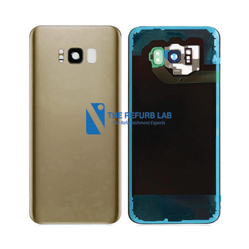 Samsung Galaxy S8 Plus Back Glass Replacement - Gold back glass replacement part