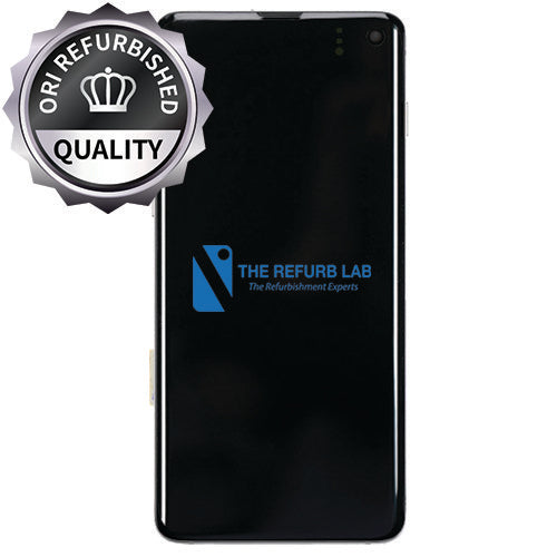 Samsung Galaxy S10 Refurbished Assembly with Frame - PRISM/CERAMIC Black