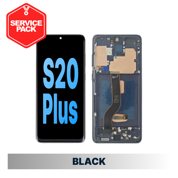 Samsung Galaxy S20 Plus Service Pack Screen - Black