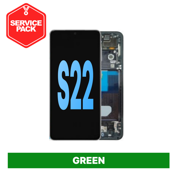 Samsung Galaxy S22 5G Service Pack Screen - Green