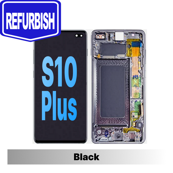 Samsung Galaxy S10 Plus Refurbished Assembly - PRISM/CERAMIC Black
