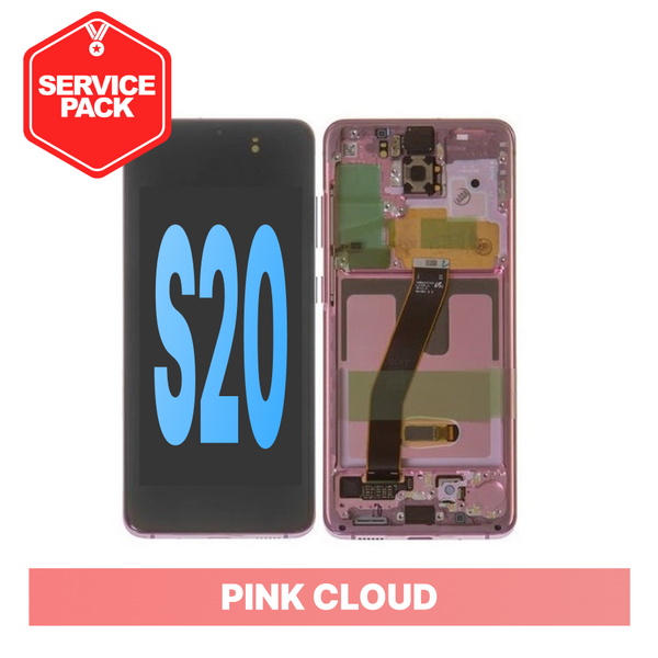 Samsung Galaxy S20 Service Pack Screen - Cloud Pink
