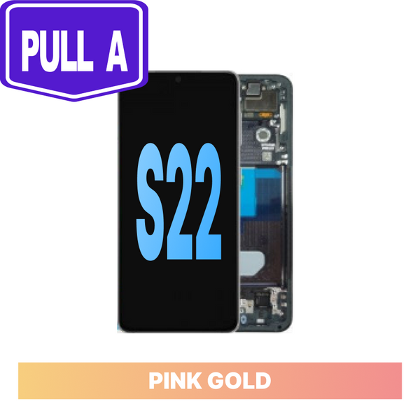 Samsung Galaxy S22 5G Pull A Grade Screen - Pink Gold