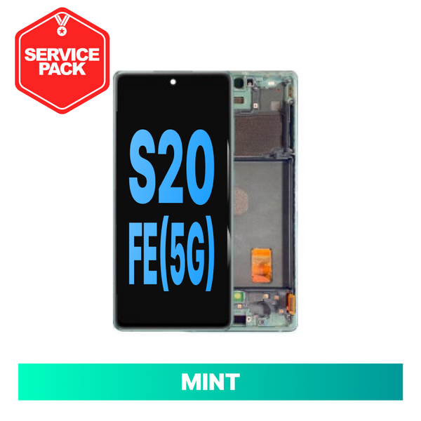 Samsung Galaxy S20FE Service Pack with Frame - Mint
