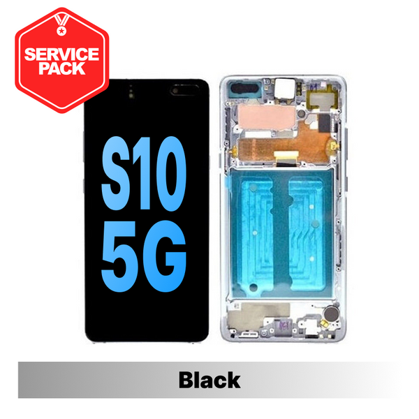 Samsung Galaxy S10 5G Screen Service Pack - Black