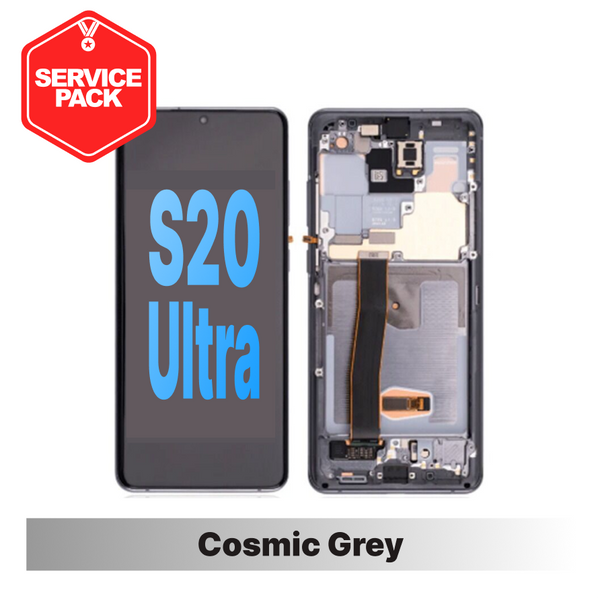 Samsung Galaxy S20 Ultra Service Pack Screen - Cosmic Grey