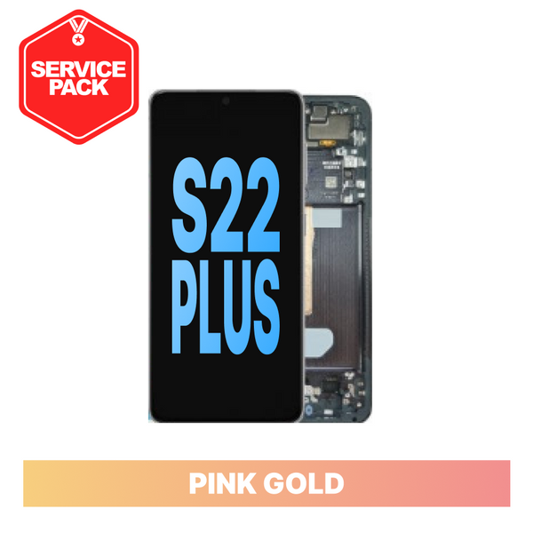 Samsung Galaxy S22 Plus Service Pack with Screen - Pink Gold