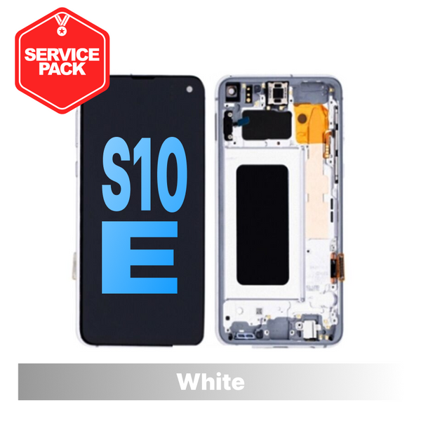 Samsung Galaxy S10E Screen Service Pack - Ceramic White