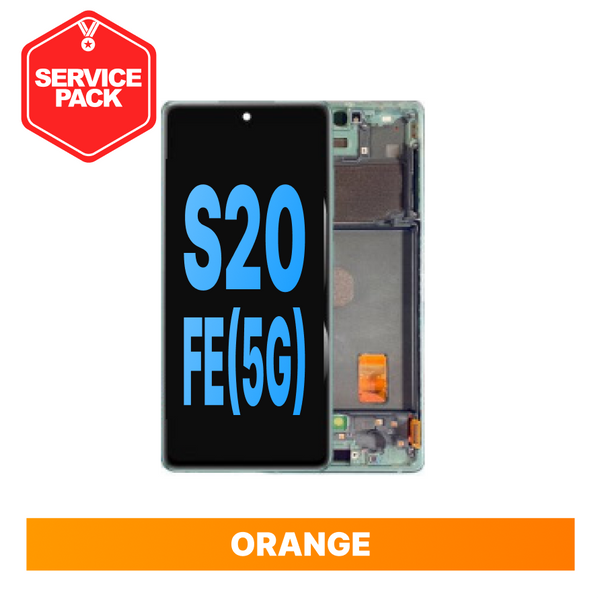 Samsung Galaxy S20FE Service Pack with Frame - Orange
