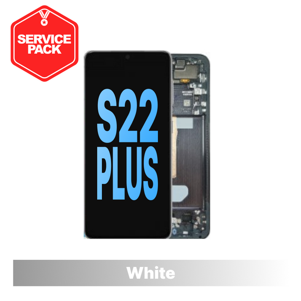 Samsung Galaxy S22 Plus Service Pack Screen - White