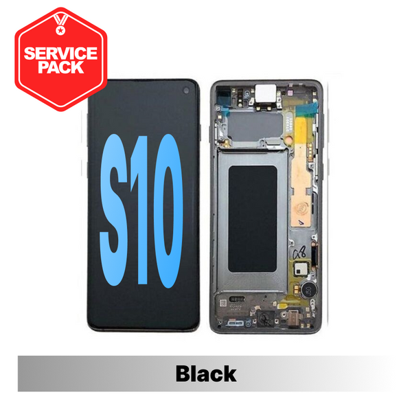 Samsung Galaxy S10 Service Pack Screen - Prism/Ceramic Black