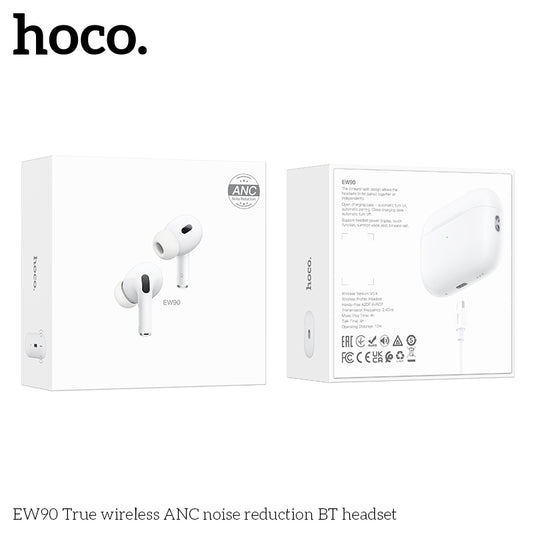 EW90 True wireless ANC noise reduction BT headset Earphones wholesale mobile accessory