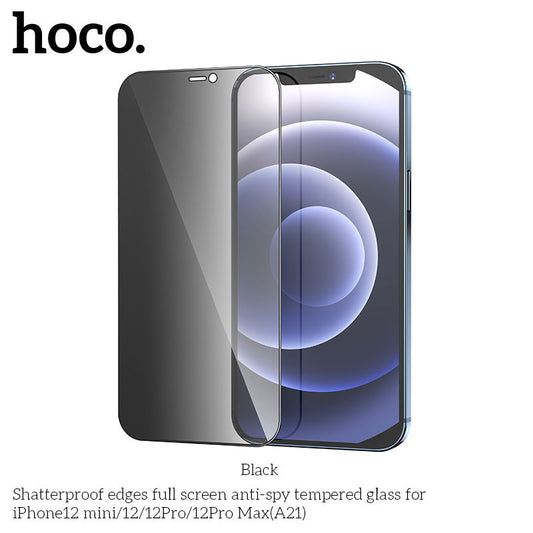 HOCO A21 Full screen anti-Drop and privacy proof tempered glass For iPhone 12/12 Pro