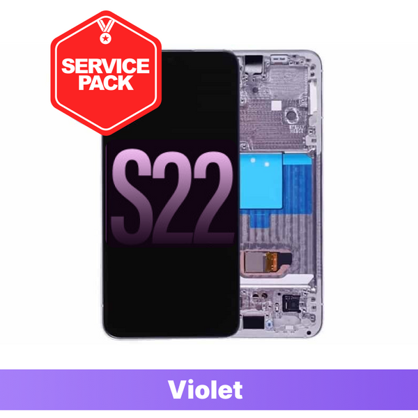 Samsung Galaxy S22 5G LCD Touch Digitizer Screen Service Pack - Violet