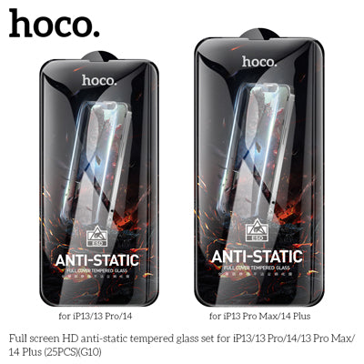 G10 ESD Anti-static Full Cover Tempered Glass Screen Protector - iP13 Pro Max /14 Plus