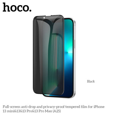 HOCO A25 Full screen anti-Drop and privacy proof tempered glass Screen Protector For iPhone14/13/13Pro