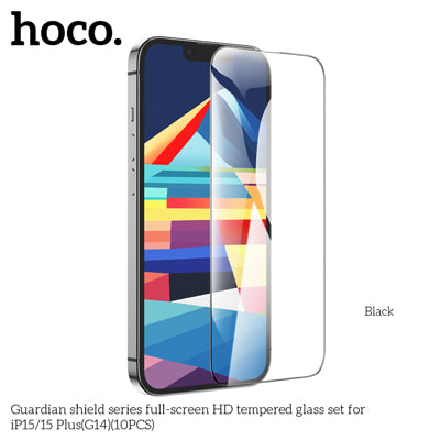 Hoco G14 Guardian Shield Series Full-screen HD Tempered Glass Screen Protector - iP15