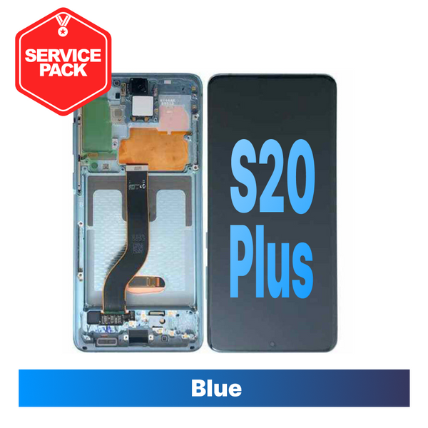 Samsung Galaxy S20 Plus Service Pack Screen - Blue